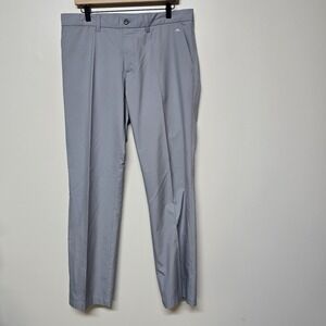 J Lindeberg Golf Pants Gray 34x32 Ellott Regular‎ Fit Performance Stretch